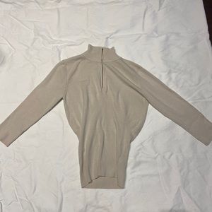 Fitted Cream Sweater P36